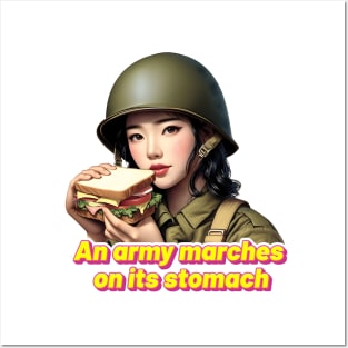 An Army Marches on Its Stomach Posters and Art